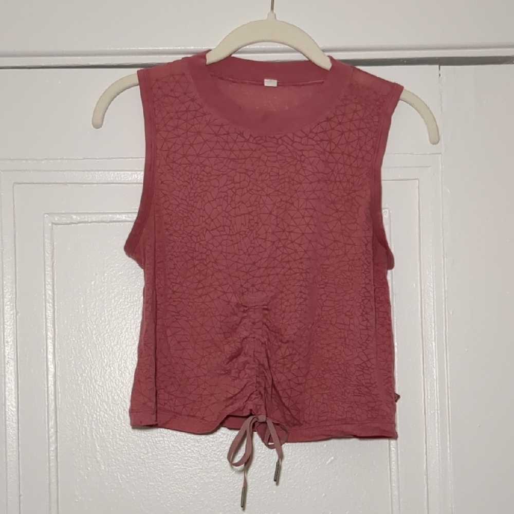 lululemon athletica Rose Sleeveless Ruched Front Tank